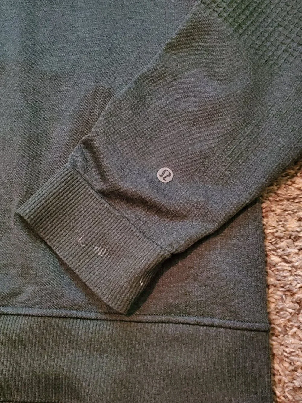 Lululemon Men's Engineered Warmth Merino Wool Thermal in Rainforest Green-XXL